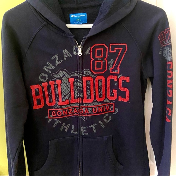 Columbia front zipper sport hoodie #bulldogs - Picture 1 of 1